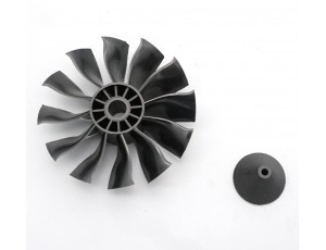 Powerfun 70mm Pro 12 Blade Ducted Fan Rotor Blade & Spinner Set - Normal CCW 